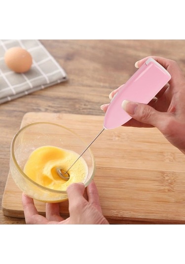 Ulzyvf Yumurta Taşınabilir Süt Süt Siyah Siyah Pişirme Mutfak Mini Köpürtücü Kahve Gadget Ev Elektrikli El Çırpıcı Çay Blender Th Siyah