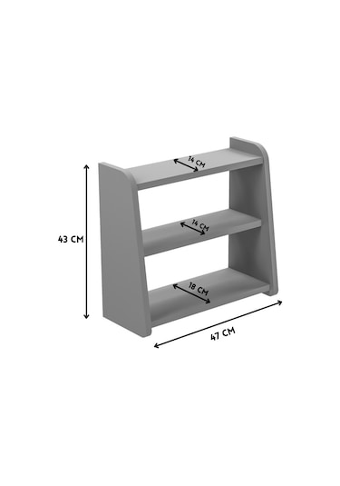 Alpa Ev Mobilya 3 Katlı Tezgah Üstü Organizer, Modern Mutfak Rafı Ve Çok Amaçlı Düzenleyici Atlantik Çam-beyaz