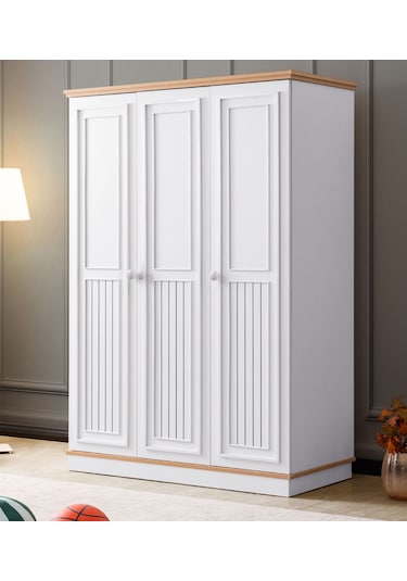 Genç Odası, Marmaris 3 Kapaklı Dolap, Yavrulu Sedir Karyola, Şifonyer Beyaz