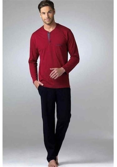 Pierre Cardin 5454 Erkek Penye Pijama Takımı 001