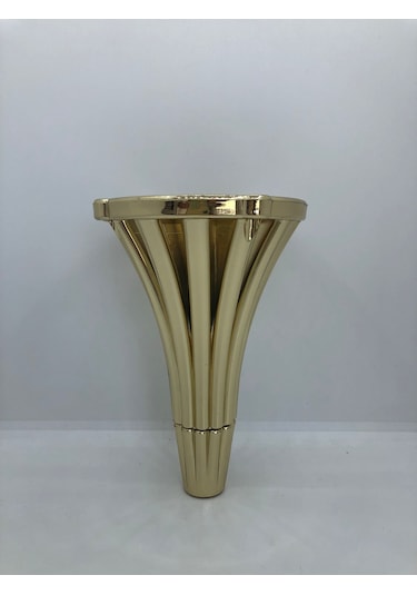 PLASTİK. 16 cm GOLD KAPLAMA, KOLTUK,MOBİLYA,ÜNİTE AYAĞI (4 ADET)