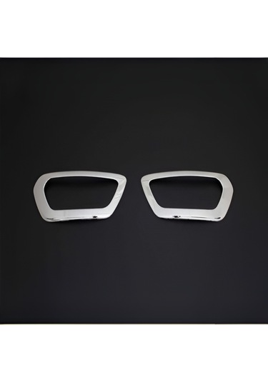 Ford Transit Uyumlu 2019 Ve Üzeri Krom Sis Çerçevesi 2 Parça Paslanmaz Çelik
