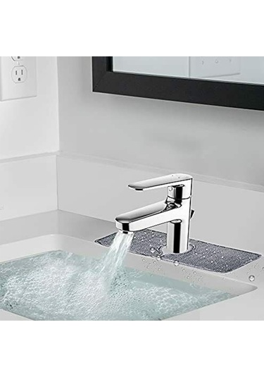 Yaozixa Mutfak Lavabo Fuarçesi Su Sızıntısı Önleyici, 4 Adet, 15x5.3 İnç, Mikrofiber Su Emici Pad, Banyo Ve Araçlarda Kullanım