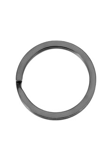 30 Adet Platin Renk 3 Cm Metal Anahtarlık Halkası