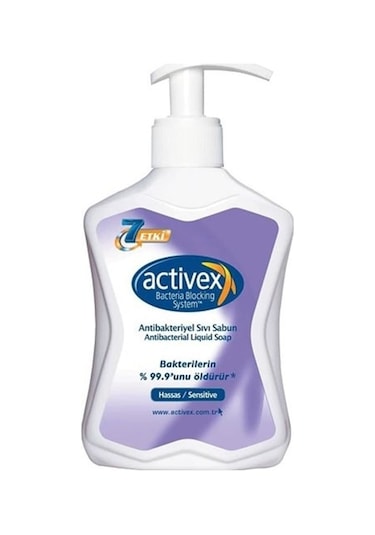 Activex Antibakteriyel Hassas Sıvı Sabun 650 ML + 300 ML x 2