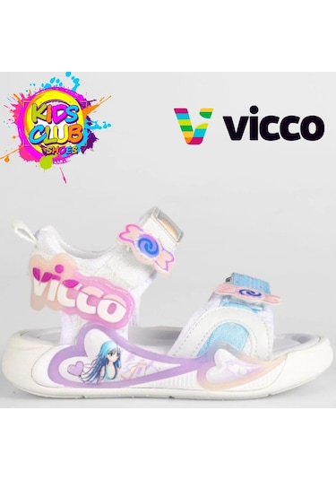 Vicco Arial Ortopedik Çocuk Sandalet Beyaz