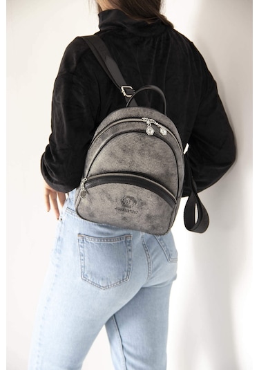 Silver Polo Unisex Sırt Çanta 945 Gümüş