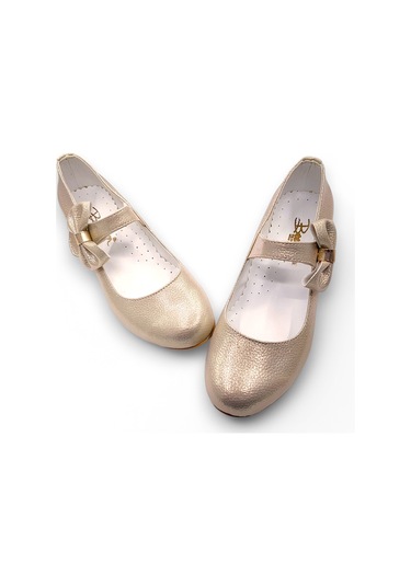 Beebron Ortopedik Topuklu Abiye Kız Çocuk Ayakkabı Starry Series Abiayk2401 Altın Altın