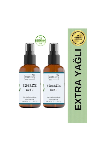 Biberiye Suyu 2 X 100ml - %100 Saf Biberiye Hidrosolü