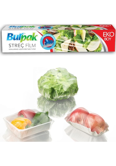Burpak Streç Film 45 Cm X 166 M 9.5 Mikron Kayar Bıçaklı