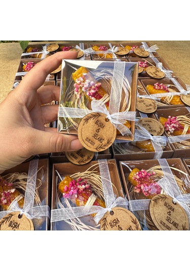 Flapinko Her Anınıza Özel Işık: 15 Adet Doğal Bal Mumu - Nikah