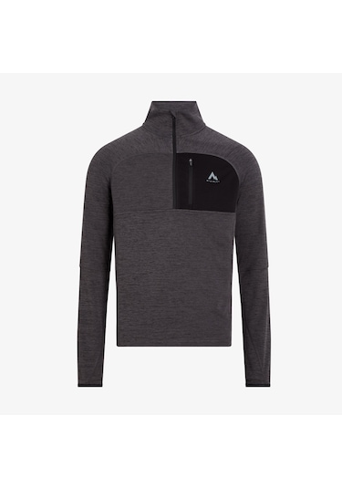 Mc Kinley Tampo Iı Half Zip Uzun Kollu Erkek Gri Üst 428934 Gri