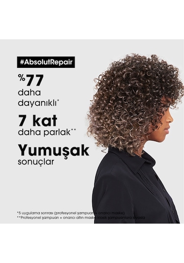 L'Oréal Professionnel Serie Expert Absolut Repair Yıpranmış Saçlar Için Onarıcı Şampuan 500 ML