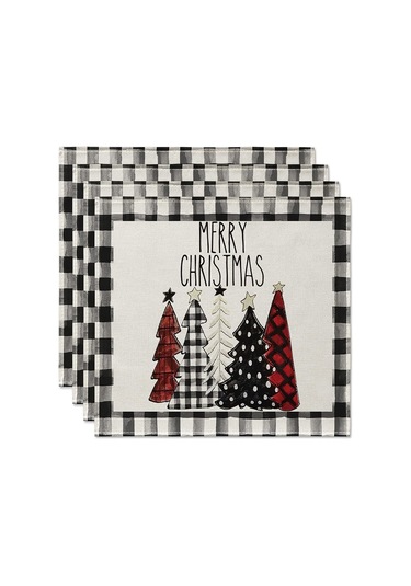 Adet Noel Ağaçları Kar Pembe Noel Masa Örtüleri Kış Masa Örtüleri N Beyaz