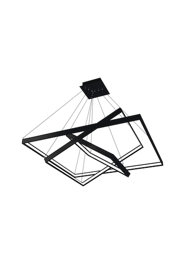 Square Saturn Modern Led Avize Sarkıt Linear Aydınl