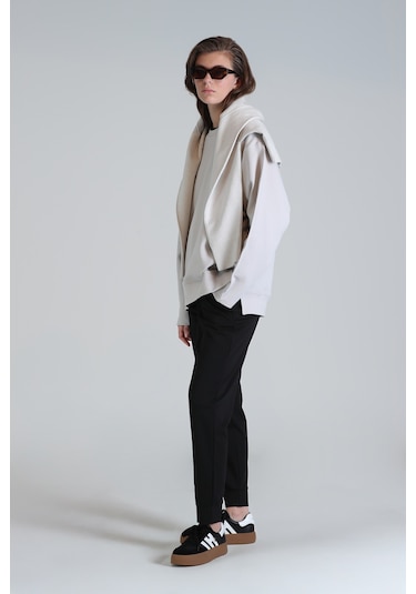 Lufian Porto Kadın Pantolon Siyah Siyah 121190008100100 Siyah