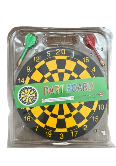 Alp İğneli Rakamlı Çift Taraflı Dart 24 Cm 2 İğne