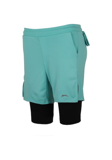 Slazenger SABLE K IN Kadın Taytlı Turkuaz Şort