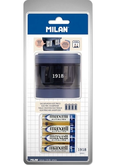 Mılan Bwm10278b 1918 Maxı Elektrikli Mavi Kalemtraş Blıster