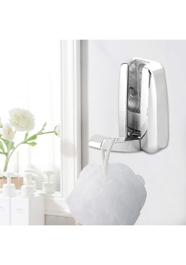 Konesam 3 Adet Gizli Zincirli Çelik Giysi Kancası - Dayanıklı, Uzun Ömürlü, Çok Amaçlı Banyo, Yatak Odası, Mutfak Diğer