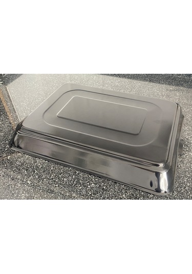 Emaye Kaplı Fırın Tepsisi Siyah