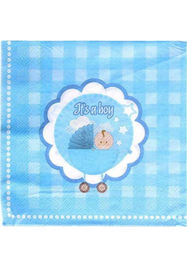 Roll Up Peçete 33x33 Erkek Bebek 20'li