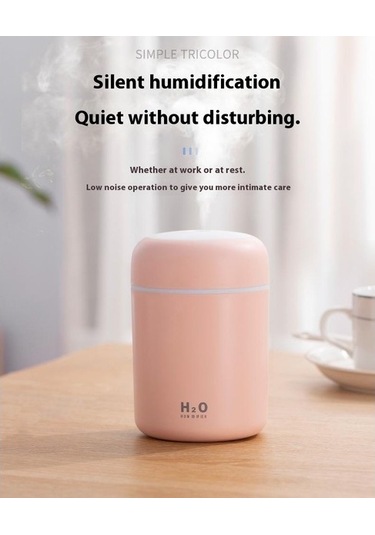 Agoodshop Buharlı Nemlendirici 300ml, Tek Sprey Bağlantı Noktası, Ev Ve Ofis İçin Uygun, Usb Beslemeli, Büyük Kapasiteli Nemlendirme