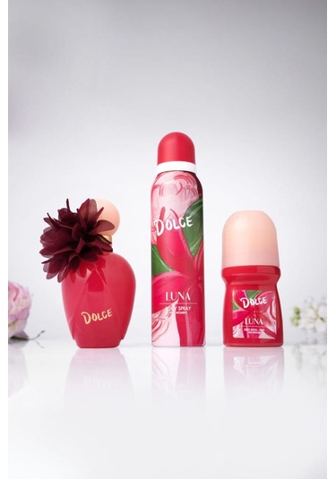 Dolce Luna Kadın Parfüm EDT 100 ML + Roll-On + Sprey Deodorant 150 ML