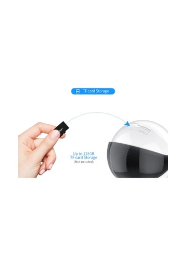 1080p  Robot Görünümlü  Wifi Ip Güvenlik Kamerası  Kablosuz Gece