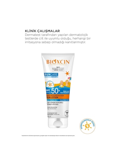 Bioxcin Sun Care Hassas Ciltler Için Çok Yüksek Korumalı Mineral Güneş Kremi Bebek 50 Spf 100 ml