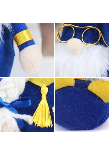 Pazly Mezuniyet Partisi İçin Şans Getiren Pamuklu Mezuniyet Mini - Yumuşak Ve Renkli Dekorasyon Diğer Diğer