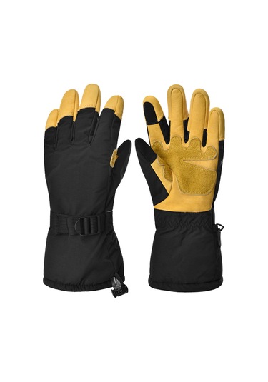 Wezone Rüzgar Geçirmez Termal Kayak Eldivenleri - Kış Sporları İçin Sıcak Tutan Tam Parmaklı Eldivenler Çok Renkli