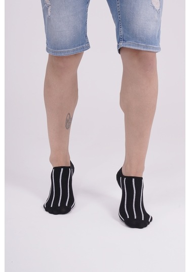 The Socks Company 3 Çift Özel Kutulu Erkek Görünmez Çorap 23SDCR150P Gri