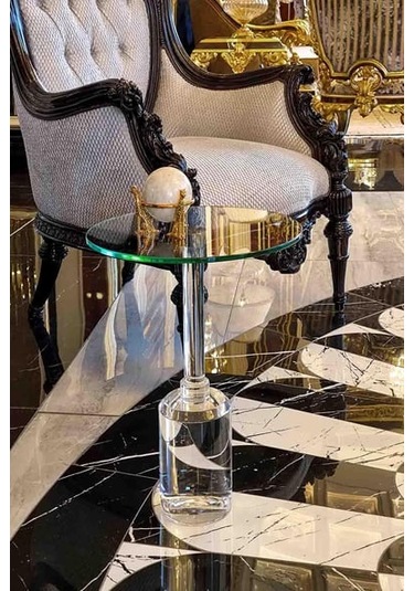 Dulda Akrilik Pera Sehpa Şeffaf