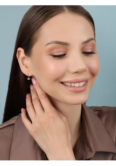 Veronika 925 Ayar Gümüş Küpeler 14975449 Altın