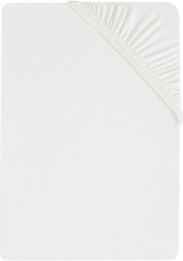 3 Adet Düz Pamuklu Tek Kişilik 80 X 200 + 30 Cm Lastikli Penye Çarşaf Beyaz-mavi