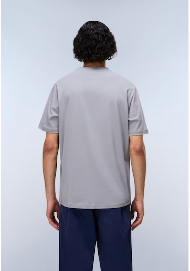 Napapijri S-small Box Ss Erkek T-shirt-31966 Açık Gri