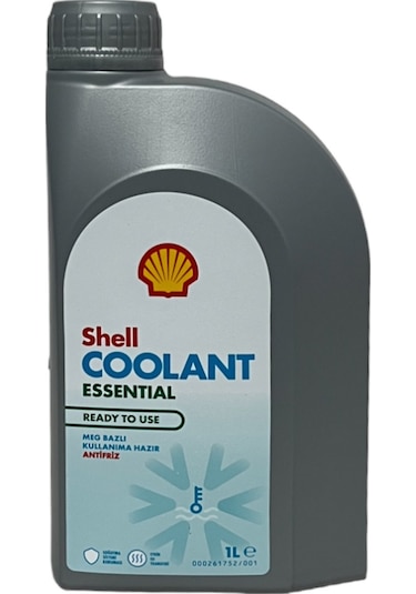 Shell Coolant Essential 4 Mevsimlik Mavi Antifriz 3+1 Litre