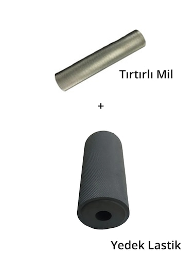 Umur Tutkal Sürme Merdanesi Lastiği Ve Tırtırlı Mil