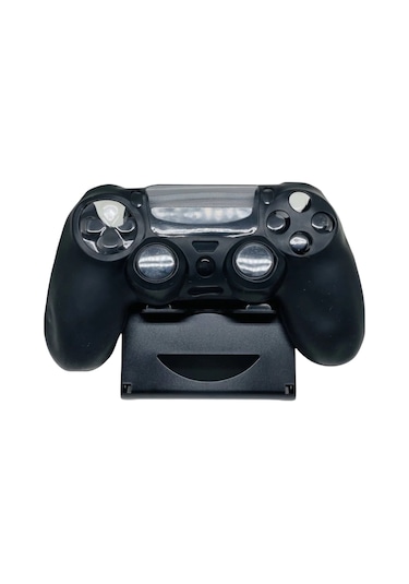 Ps4 Joystick Uyumlu Silikon Kılıf Dualshock Koruyucu Siyah