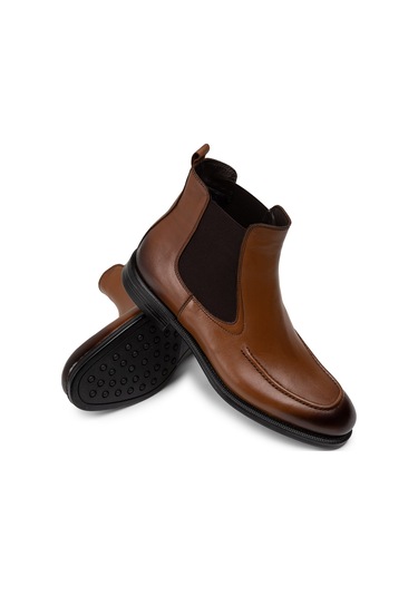Deery Hakiki Deri Taba Rengi Erkek Chelsea Bot - 01953mtbac01