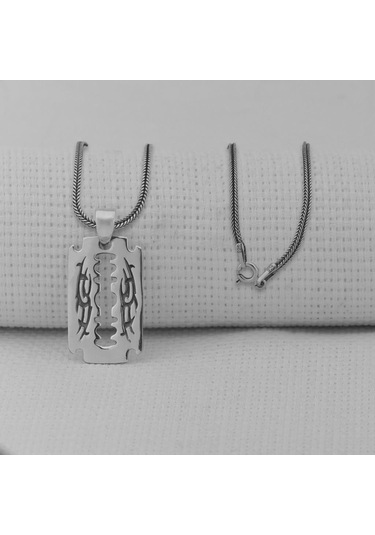 Takıhan Jilet 925 Ayar Erkek Gümüş Kolye