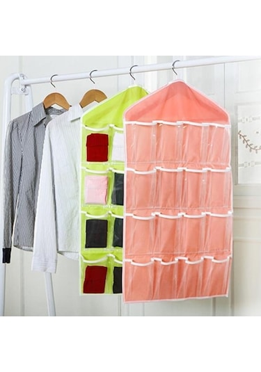 Mavi Dolap Çok Amaçlı Asılı Çanta Çorap Sütyen İç Giyim Raf Askı Depolama Organizatör Mavi Mavi Dolap Çok Amaçlı Asılı Çanta Çorap Sütyen İç Giyim Raf Askı Depolama Organizatör Mavi