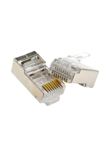 Primex Px-cat660 Metal Cat6 Jak, Rj45 Metal Konnektör, Cat6 Plug Metal 100 Lü Paket