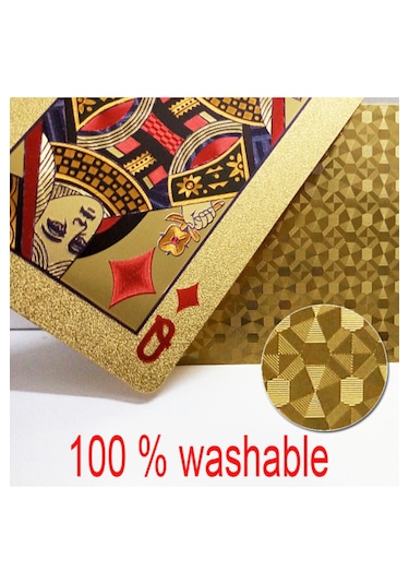 Ultra Lux Su Geçirmez Iskambil Kartı Gold