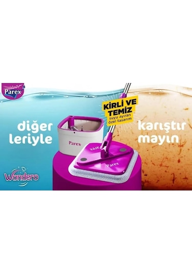 Wondero Otomatik Temizlik Seti - 3 Adet Yedek Mop