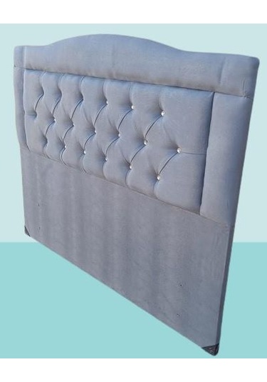 Başlık 90328 Dk Çift Kişilik 120 Tay Tüyü Antrasit Kumaş Dolgun Kapitone El Yapım