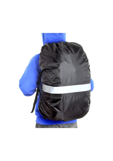 Padalink Gece Güvenliği Sağlayan Yansıtıcı Şeritli Su Geçirmez Sırt Çantası Kılıfı, Koşu, Kamp, Dağcılık İçin Çok Renkli