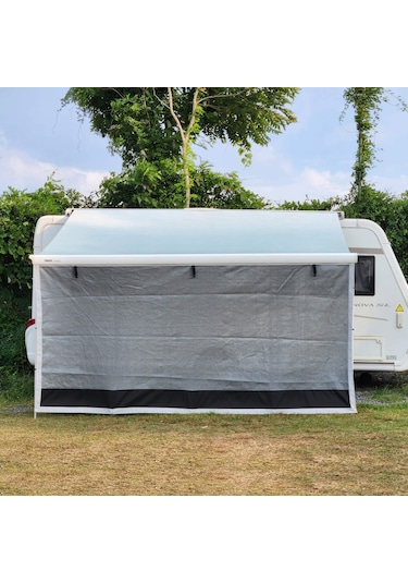 2k Karavan Gri Plus 440cm Karavan Tente Güneşliği Ön Perde
