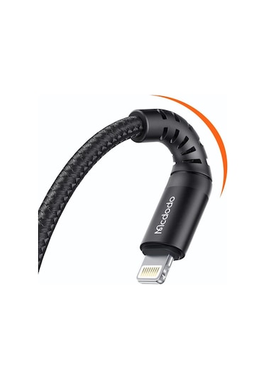 Mcdodo CA-2261 3A 1 MT Lightning Hızlı Data-Şarj Kablo Siyah